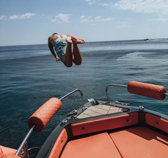 Boat Rental Without License requirement in Santorini Sea4all