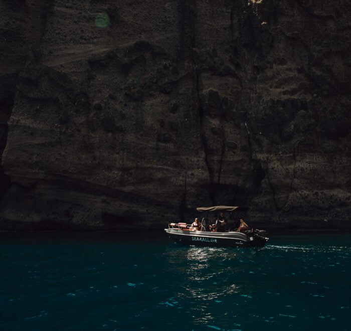 Sea4all Santorini meeting point boat rental Location Sea4all